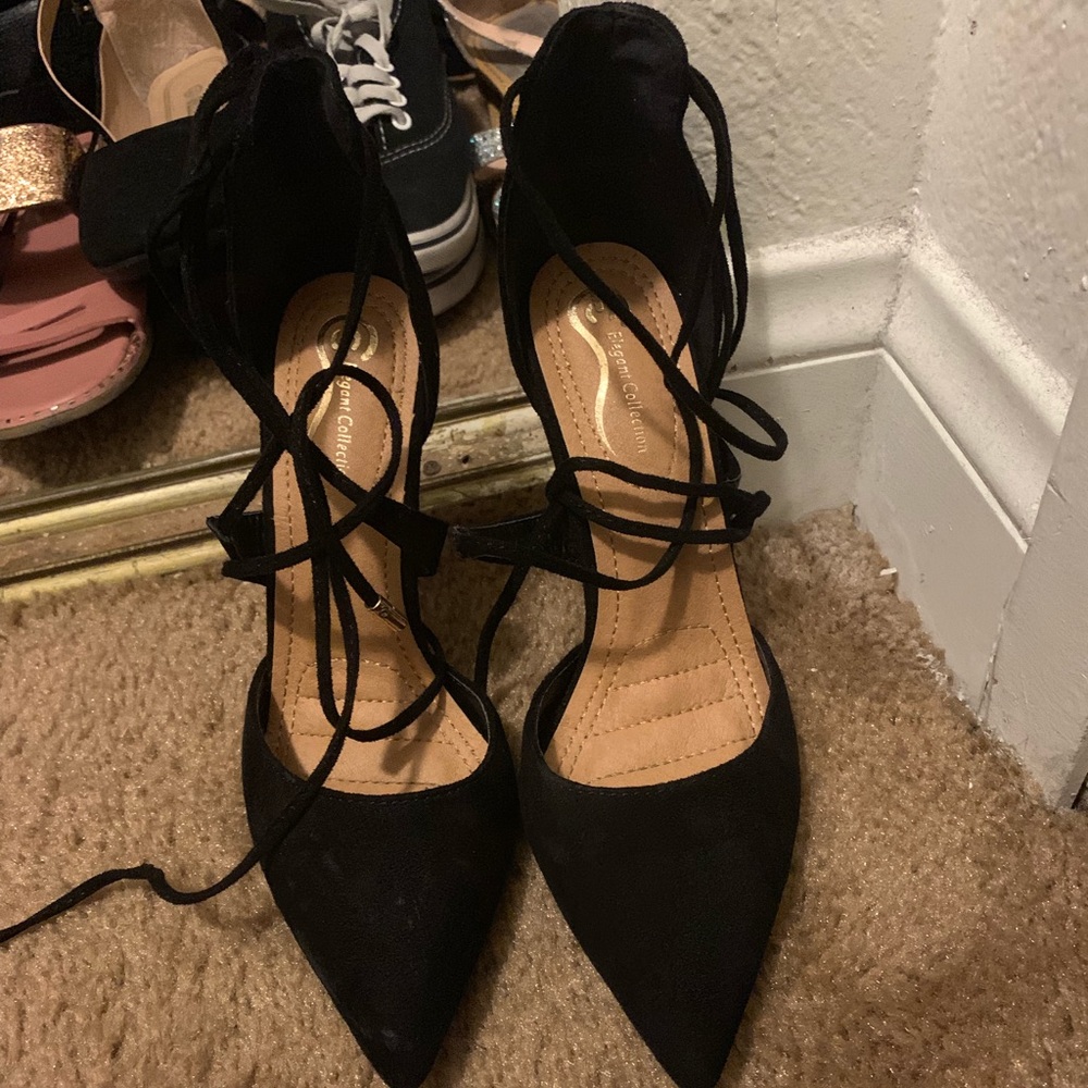 Black heels
